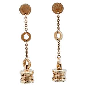 Bvlgari B.Zero1 18K Rose Gold Dangle Earrings