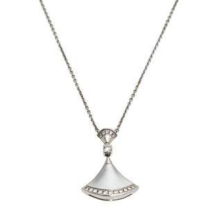 Bvlgari Divas' Dream Diamond 18k White Gold Pendant Necklace