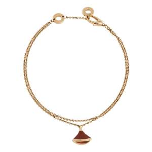 Bvlgari Divas' Dream Carnelian 18k Rose Gold Bracelet SM