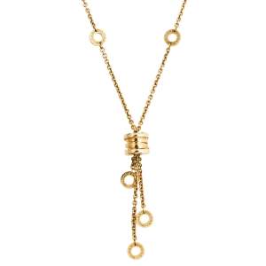 Bvlgari B.Zero1 18k Yellow Gold Tassel Necklace