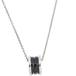 Bvlgari Save The Children B.zero1 Ceramic Silver Pendant Necklace