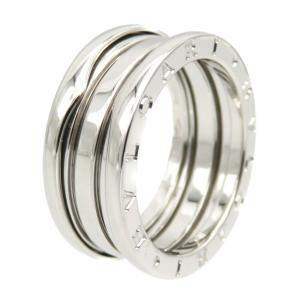 Pre Owned Bvlgari B.Zero1 3-Band 18K White Gold Ring EU 53