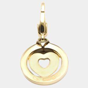 Bvlgari Tondo Heart 18K Yellow Gold Charms and Pendants