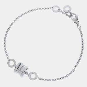 Pre Owned Bvlgari B-zero1 18K White Gold Bracelet 17