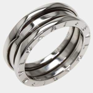 Bvlgari B-zero1 B zero one S 3 band 58 ring K18 white gold unisex 