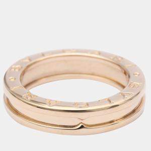 Bvlgari B.Zero1 18K Rose Gold Ring EU 52