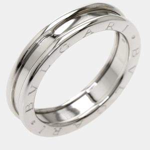 Bvlgari B.Zero1 18K White Gold Ring EU 59