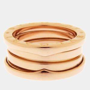 Bvlgari 18K Rose Gold B.Zero1 Band Ring EU 51