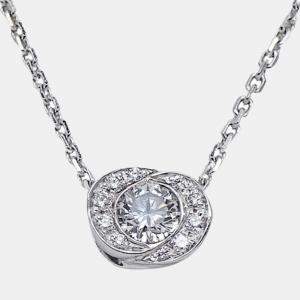 Bvlgari  Incontro d'Amore 18K White Gold Diamond Necklace
