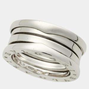 Bvlgari B.Zero1 3-Band 18K White Gold Ring EU 48