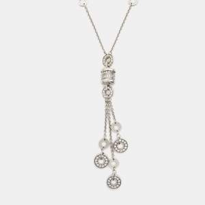 Bvlgari B.Zero1 Diamonds 18k White Gold Necklace