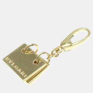 Bvlgari 18K Yellow Gold Memo Charm 