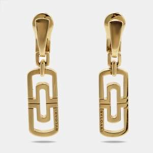 Bvlgari Parentesi 18k Yellow Gold Earrings