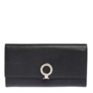 Bvlgari Black Leather Bvlgari Bvlgari Continental Wallet