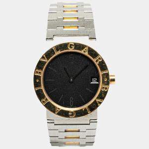 Bvlgari Quartz Stainless Steel 18K Yellow Gold Bvlgari Watch 30 mm