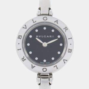 Bvlgari Black Stainless Steel B.Zero1 Quartz Women's Wristwatch 23 mm
