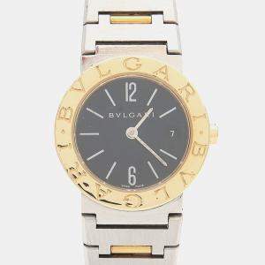 Pre Owned Bvlgari BB26SG Automatic Black Stainless Steel Women's Wristwatch 26 mm