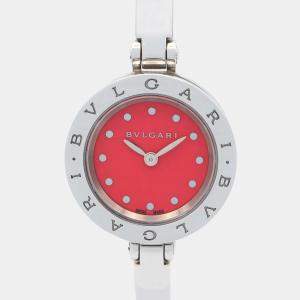 Pre Owned Bvlgari B.Zero1 BZ23C2DSS Quartz Pink Stainless Steel Women's Wristwatch 23 mm