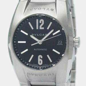 Bvlgari Black Stainless Steel Ergon EG35S Automatic Women's Wristwatch 35 mm