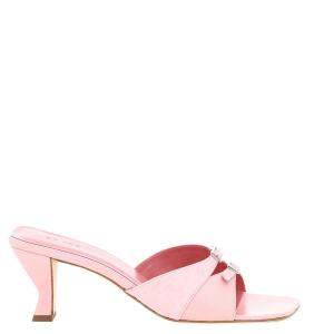 By Far Peony Noor Gloss Leather Mules Size IT 38