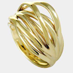 Calvin Klein - "Crisp" Yellow PVD Stainless Steel Ring KJ1RJR1001-06