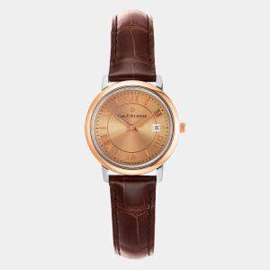 Carl F. Bucherer Adamavi Date 18K Rose Gold & Stainless Steel Quartz Women's Watch 00.10315.07.45.01
