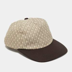 CH Carolina Herrera Beige Canvas Baseball Cap M