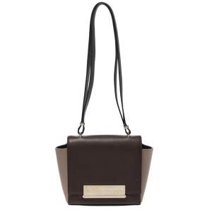 Pre Owned Carolina Herrera Tri Color Leather Shoulder Bag