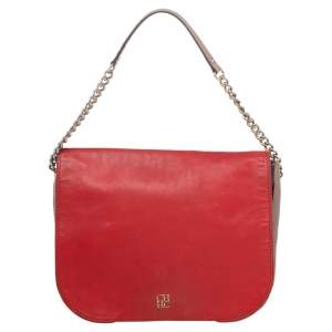 Pre Owned CH Carolina Herrera Multicolor Leather Baltazar Shoulder Bag