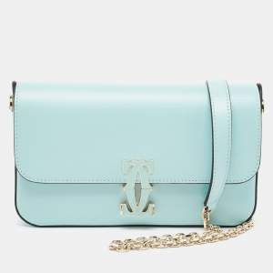 مملوكة مسبقًا Cartier Baby Blue Leather Mini C De Cartier Chain Bag