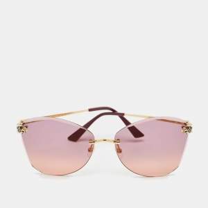 Cartier Purple/Pink CT0398S Panthère De Cartier Butterfly Sunglasses
