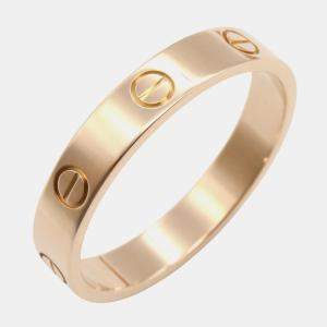 Pre Owned Cartier Love 18K Pink Gold Ring EU 62