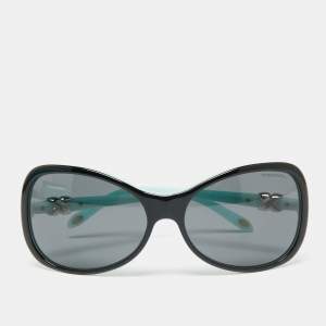 Pre Owned Tiffany & Co. Blue TF4024 Oversized Sunglasses