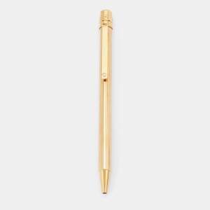 Cartier Santos De Cartier Gold Plated Ballpoint Pen