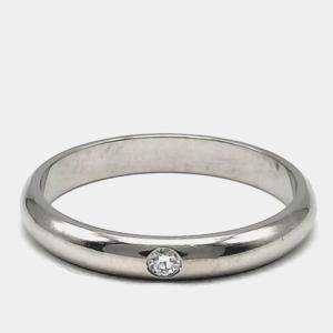 Pre Owned Cartier Platinum Diamond Ring Size 66