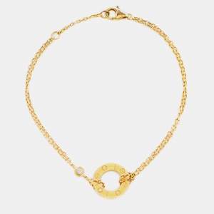 Cartier Love Diamond 18k Yellow Gold Bracelet