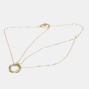 Cartier 18K Yellow Gold, Rose Gold, White Gold Trinity Chain Bracelet