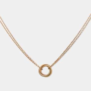 Pre Owned Cartier Trinity 18k Three Tone Gold Necklace