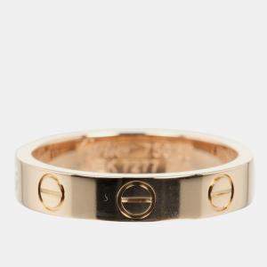 Cartier 18K Rose Gold Ring EU 50