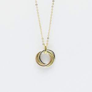 Cartier 18K Pink Gold White Gold Trinity Necklace
