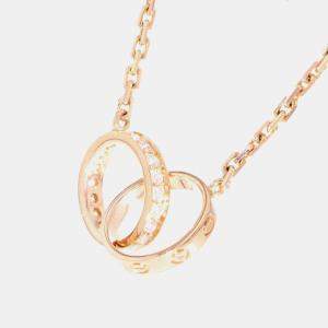 Cartier 18K Pink Gold Baby Love Necklace