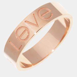 Cartier 18K Rose Gold Love Band Ring EU 60