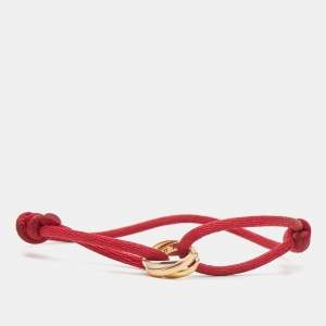 Cartier Trinity 18k Three Tone Gold Cord Bracelet
