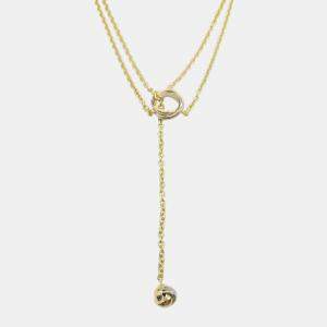 Cartier Trinity Necklace 18k Gold White Gold Gold Metal