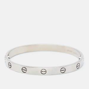 Cartier Love 18k White Gold Bracelet 17