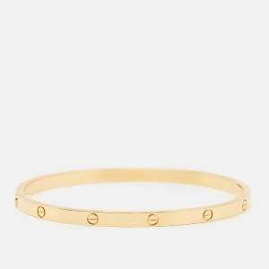 Cartier Love 18k Yellow Gold Small Model Bracelet 17