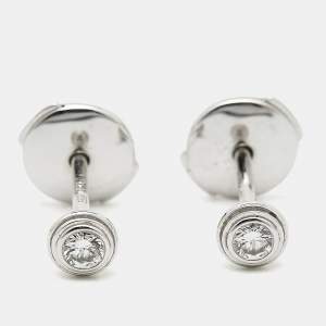 Cartier d'Amour Diamonds 18k White Gold Small Model Earrings