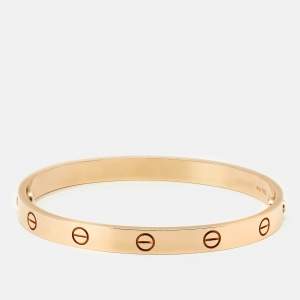 Cartier Love 18k Rose Gold Bracelet 18