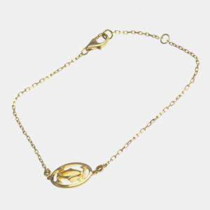 Cartier 18K Rose Gold Bracelet Logo Double C de Cartier Sapphire Bracelet
