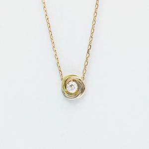 Cartier 18K Yellow, Rose, White Gold Trinity Necklace